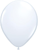 5" Round White (100 count) Qualatex (SKU: 43607)